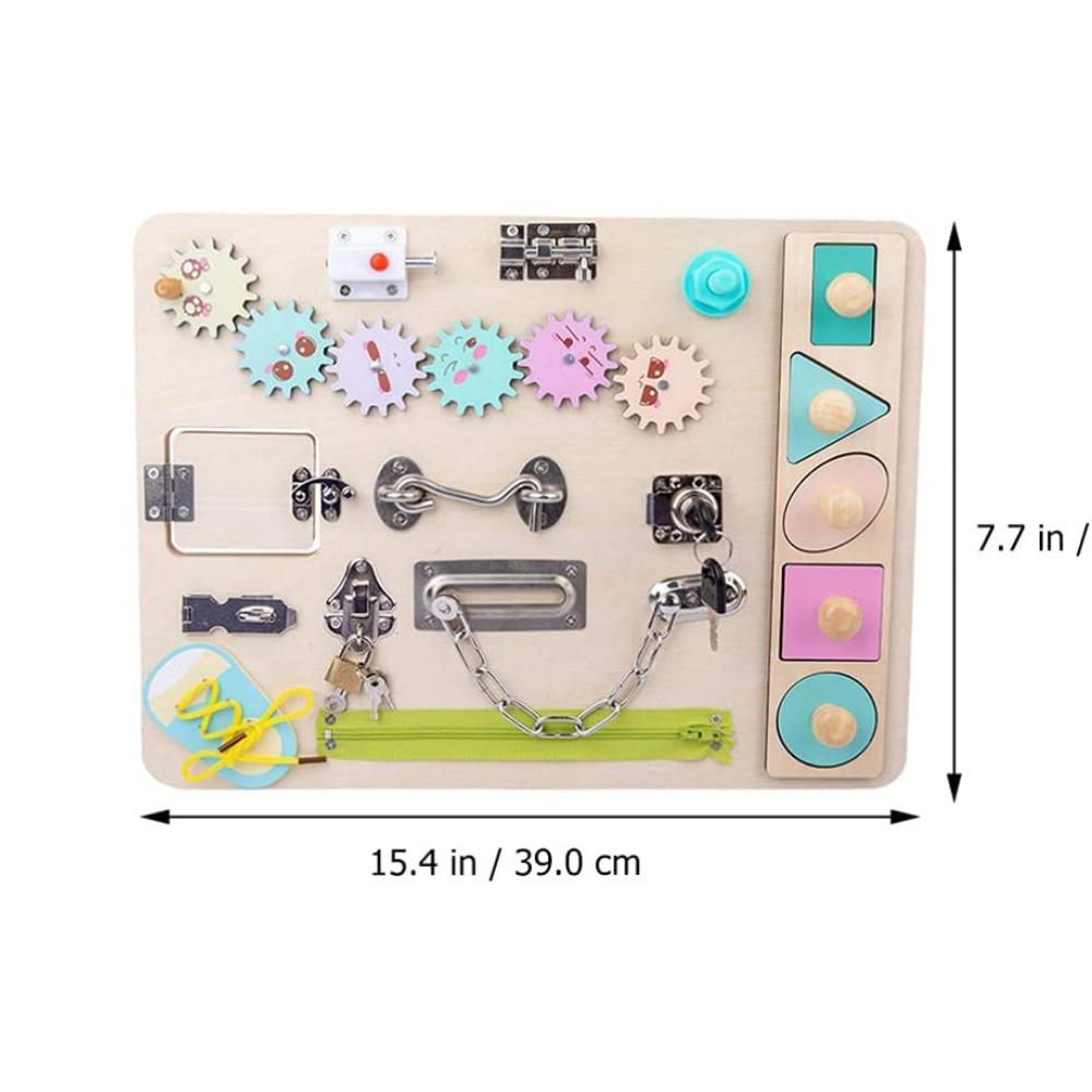 Montessori busy board dimension