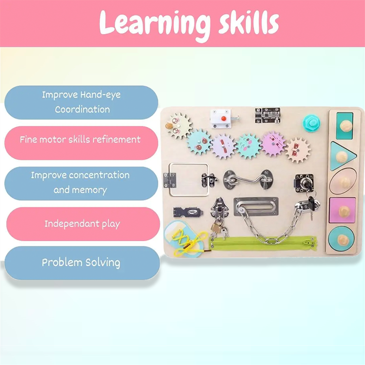 Montessori Busy Board - Image 3