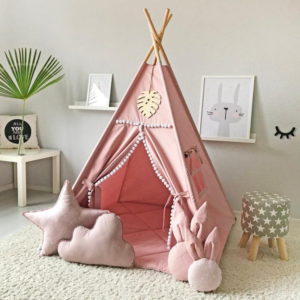 pink teepee tent