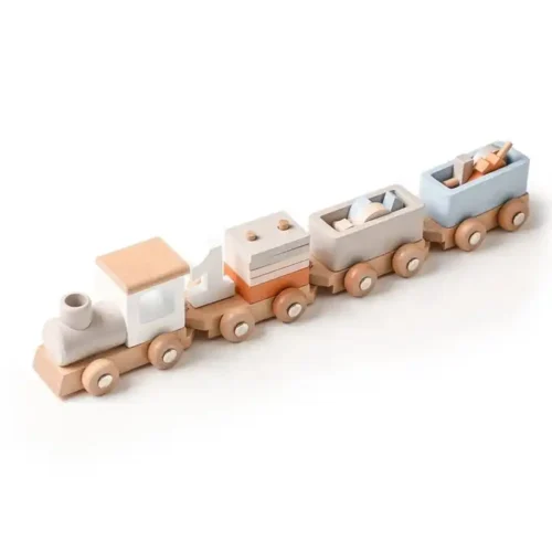 Wooden train set